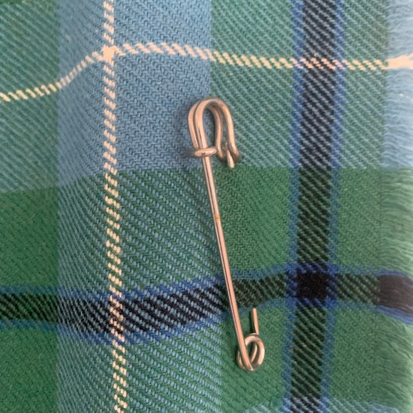 COBRA KILT vintage plaid Irish wool wrap skirt, size small - Picture 6 of 7